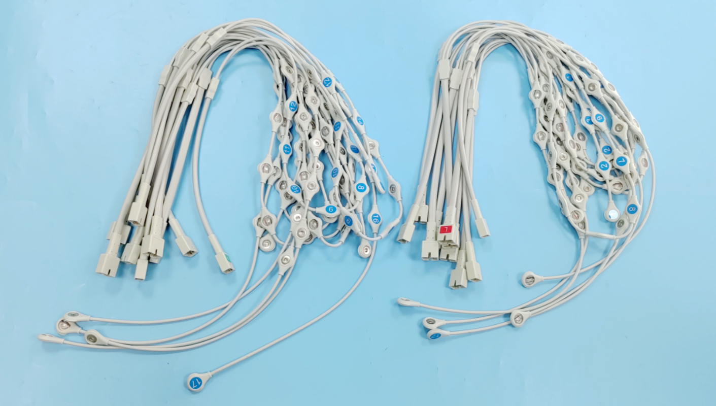 Chest Electrical Impedance Tomography (EIT) 17 lead snap button/EIT silicone electrode