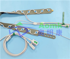 Chest Electrical Impedance Tomography (EIT) 17 lead snap button/EIT silicone electrode